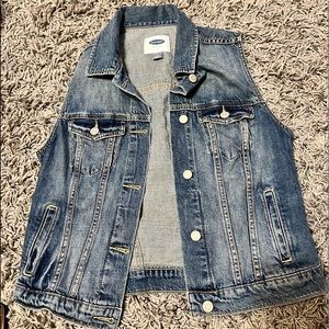 Old Navy denim jean vest